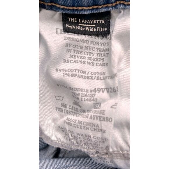 BLANKNYC The Lafayette High Rise Wide Flare Jeans in Out of Body, Size 27 - Picture 11 of 16